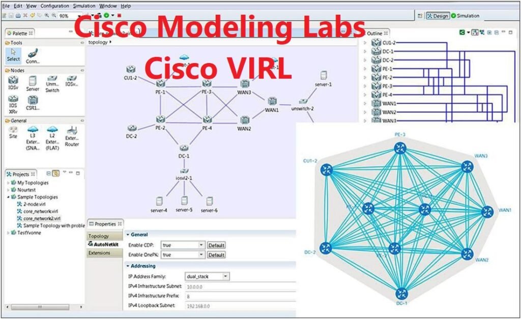 محاكاة الشبكات من سيسكو باستخدام Cisco VIRL