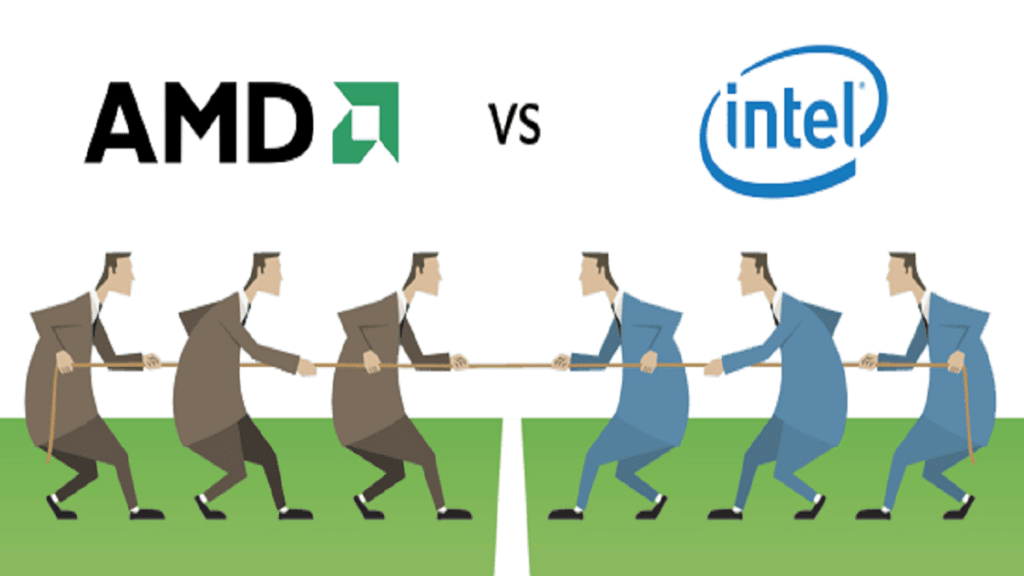 الفرق بين بروسيسور Intel و AMD