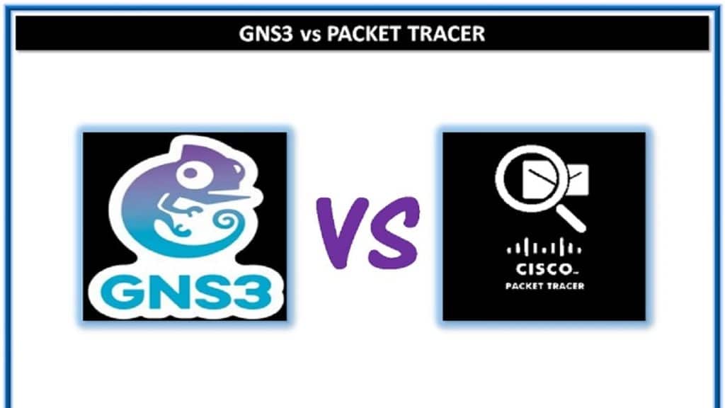 الفرق بين سيسكو Packet tracer و GNS3