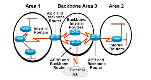 أنواع الـ OSPF Area