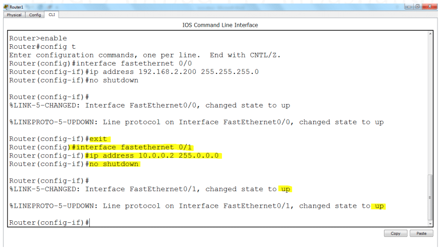 إعدادات التوجيه اليدوي Static Routing