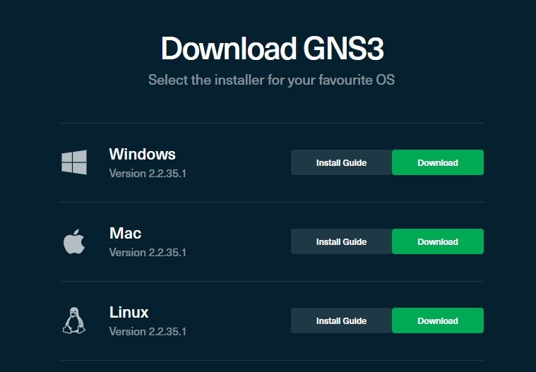 تحميل برنامج GNS3