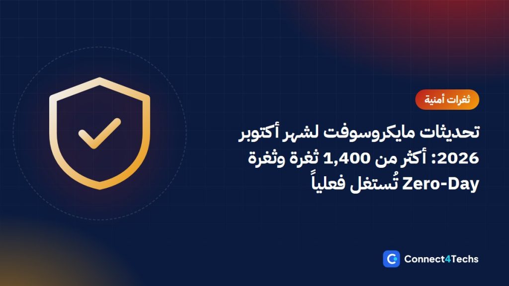 تحديثات مايكروسوفت لشهر أكتوبر 2026: أكثر من 1,400 ثغرة منها Zero-Day تُستغل فعلياً في ويندوز